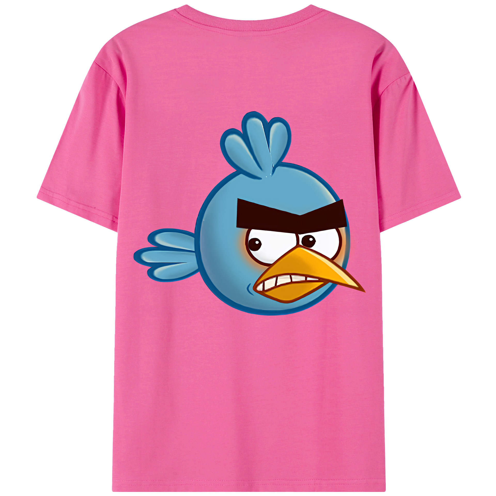 （画像用） Angry Birds アングリーバード レディース半袖Tシャツ(バックプリント)